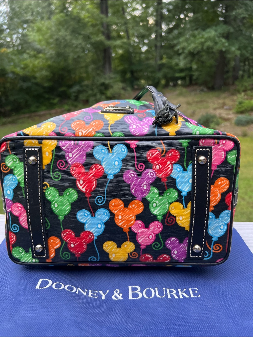 10th ANNIVERSARY DISNEY DOONEY AND BOURKE MICKEY MOUSE BALLOONS DRAWSTRING PURS - Picture 7 of 14